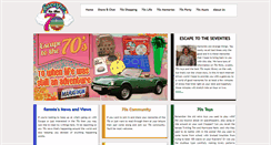 Desktop Screenshot of escapetotheseventies.com